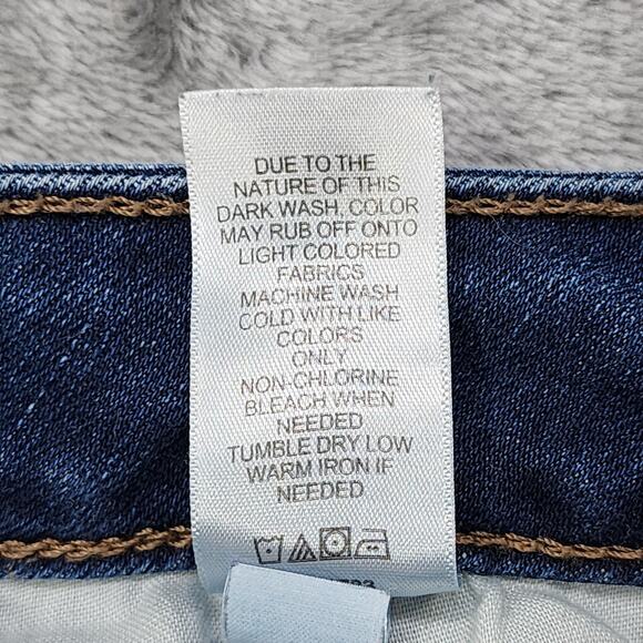 Maurices M. Jeans Womens 8 Blue Vintage Flare Cool Comfort High Rise Slit Hem - Picture 8 of 14